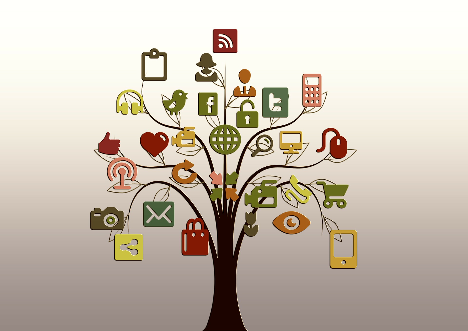 A Tree of Social Media